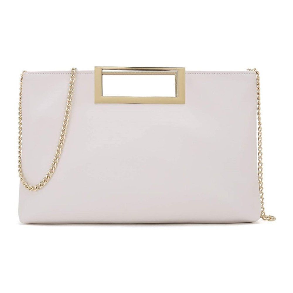 PU Leather Handbag Stylish Women, Cream